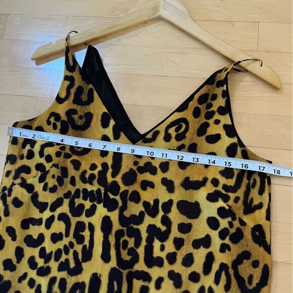 Adam Lippes Collective Leopard Cami Midi Dress 4 - Picture 13 of 16